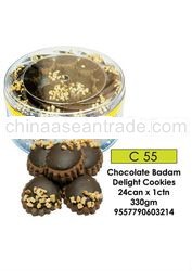 halal chocolate badam delight cookies