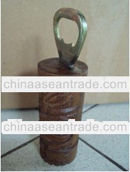 Best Modern Design Tiki Carving Wooden Bottle Opener