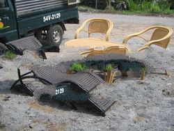 Plastic Rattan Chair