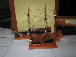 sailing boat miniature