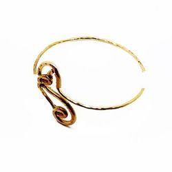 Brass solid metal bangle