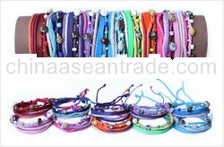 High Quality Fashion Braided Cotton Handmade Bracelet