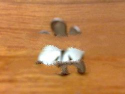 BCFMN03 - Sterling Silver Bead Cap Flower with Stick