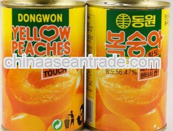 canned peach / yellow peach / canned fruit in light syrup