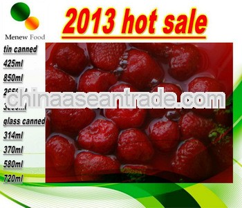 canned strawberry in light syrup 425ml