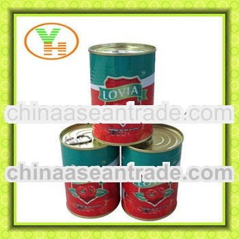 canned vegetable manufacturer,tomato sauce 28-30%