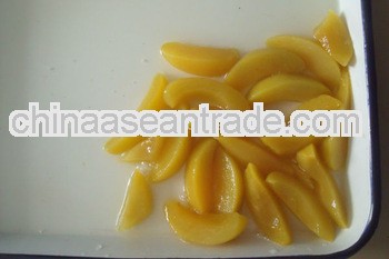 canned yellow peach slice 6*2840g/carton