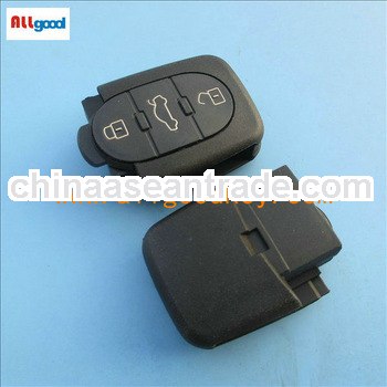 car key flip case for Audi 3+1 buttons remote case 1616 battery car replacement key shell