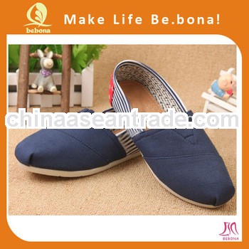 casual flat Comfort Classical casual Men Canvas Slip on