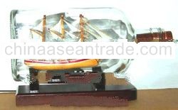 Miniature Ship In a Bottle of Vodka