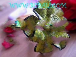 Flower Design Leather Finger Rings