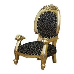 Gold Leaf Mini Louis Arms Chair