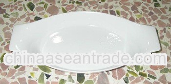 ceramic boat shape bakeware