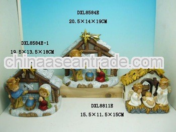 ceramic manger (Jesus birthday)