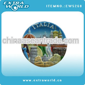 ceramic souvenir plate for Italy travel gift