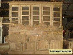 Antique Display Cabinet 8 Drawers - Teak Cabinet