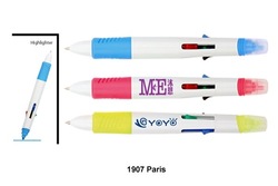 Promotional Multi Function 5 in 1 colors Pens & Highlighter