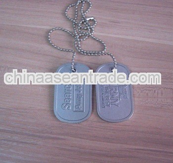 cheap blank dog tags for man with ballchain