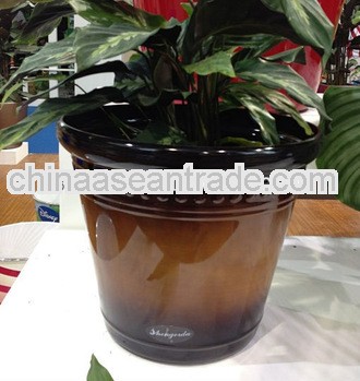 cheap flower pot,2013 glazed surface flowerpot,home & garden decoration