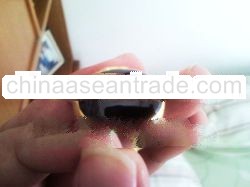 Black Gem Stone - inside the stone inscribed the name of God or Allah (Facebook -> Silvester F Ar