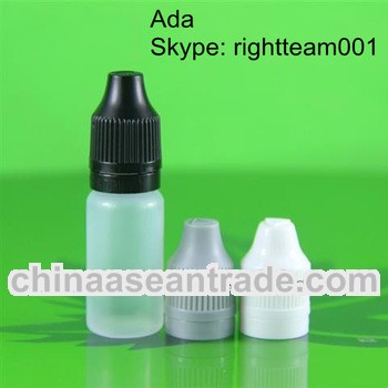 childproof bottle with childproof and tamper safety cap long tip