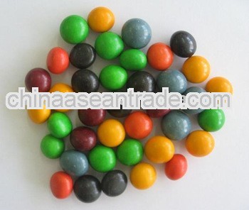 chocolate coated peanut-flavored candy