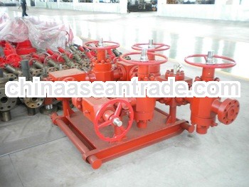 choke manifold with api 16 c for oilfield drilling