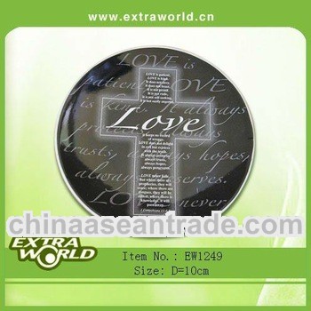 christian ceramic religious plate