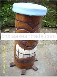 High Quality Home Decoration Carving Wood Chair Stool