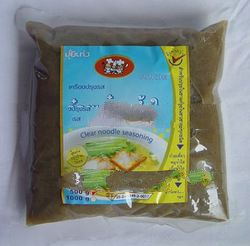 Clear noodles Soup more delicious and easier with one spoon.