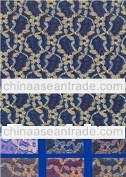 Hot Selling Polyester / Nylon Rigid All-Over Raschel Lace
