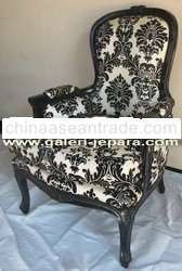 French Lounge Arm Chair - Indoor Living Room Chairs