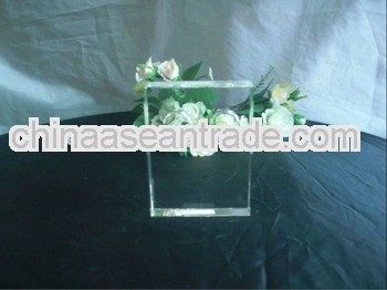 clear blank crystal with engraved for crystal trophy and award (R-0441)