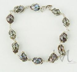 Pearl Silver Bracelet s-05