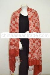 Handmade (Tulis) Indonesian Batik Silk scarf