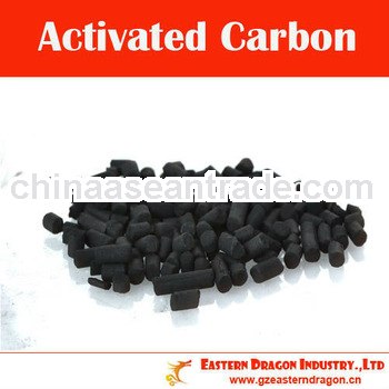 coal based activated carbon for solvent recycle