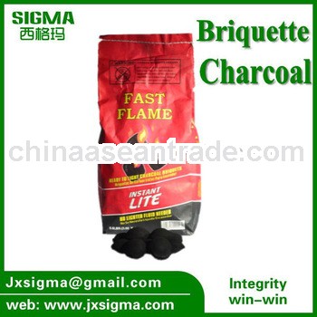 coconut pillow charcoal BBQ charcoal