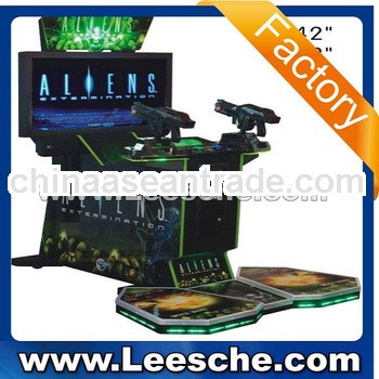 coin operated Vedio shooting games machines Aliens Extermination LSST 0070