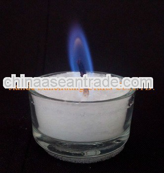 color flame unique glass candle