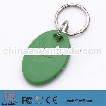 colored clear acrylic plastic round key tags