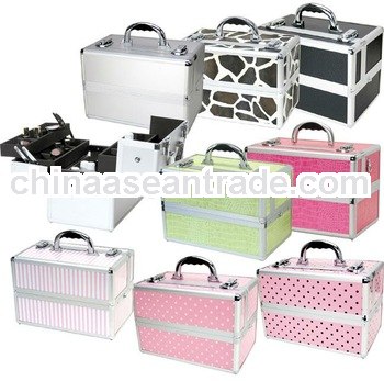 colorful Makeup Train Case