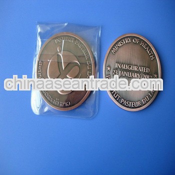 copper custom antique plating souvenir coin