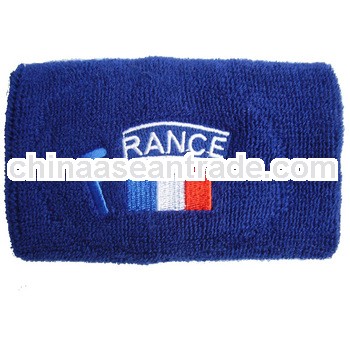 cotton country flag sweatbands