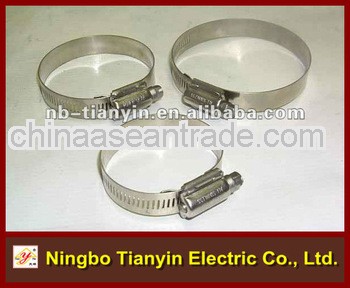 covered exhaust hose clamp