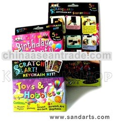 Scratch Art Keychain Kit - Birthday & Toys