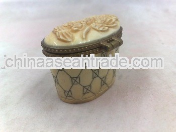 cow bone crafts, cow bone box