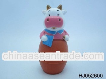 cow bucket candy toy
