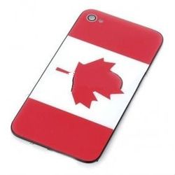 Plastic Back Cover for Iphone 4 - Canada Flag