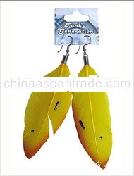 High Quality Fashion Handmade Costume Feather Earring