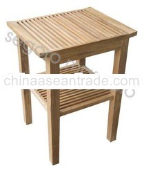Teak Table Outdoor Furniture - Via Side Table by PT Segoro Mas Solo